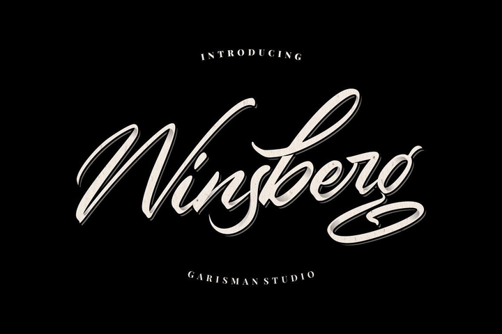 Winsberg Font preview